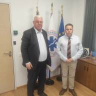 Συνάντηση με τον Διοικητή του ΕΚΑΒ για ζητήματα της Π.Ε. Καβάλας
